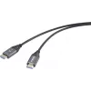 SpeaKa Professional cable de conexión de fibra óptica HDMI HDMI-A conector macho a conector macho 50 m negro (SP-12842676)