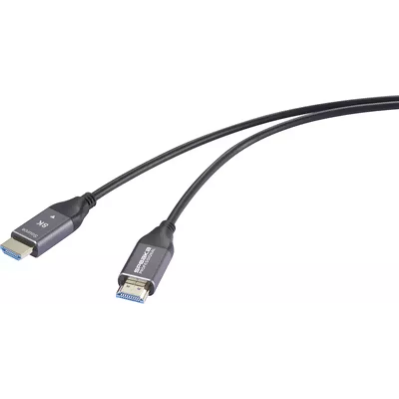 SpeaKa Professional cable de conexión de fibra óptica HDMI HDMI-A conector macho a conector macho 50 m negro (SP-12842676)