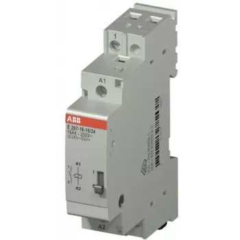ABB E297-16-10/24 relé de instalación 16A 1NO bobina 24V AC/DC carril DIN 2TAZ311000R2041