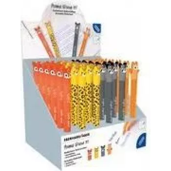 Faber-Castell Eberhard Faber Animal Erase It! expositor de bolígrafos de gel, 0,7 mm, azul, borrable, recargable, 36 bolígrafos 560174