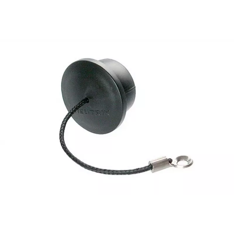 Neutrik SCM tapa protectora antipolvo para conector de chasis tamaño D (negro)