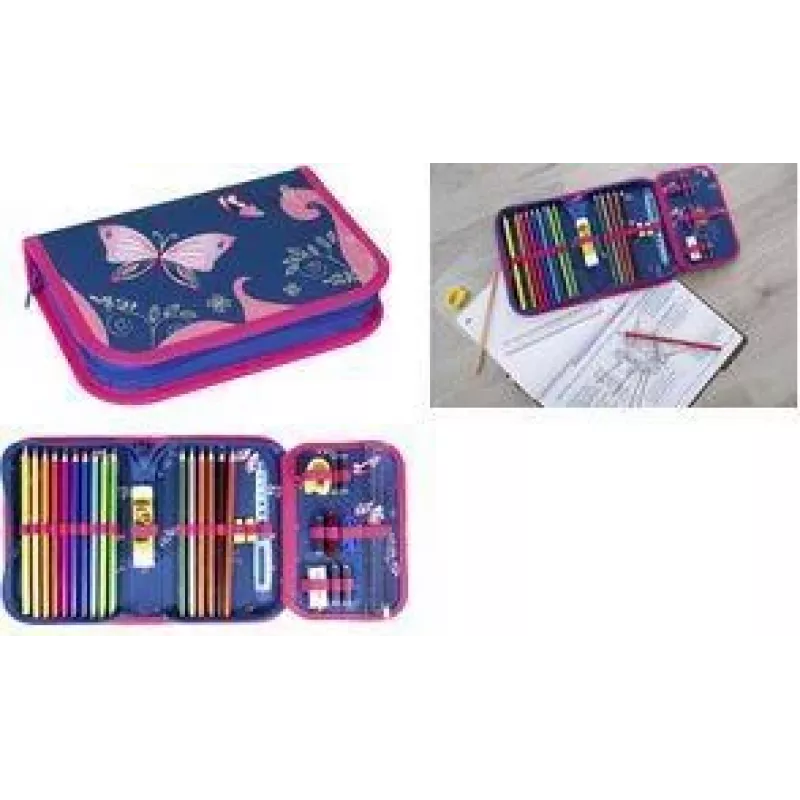 Faber-Castell Eberhard Faber Butterfly estuche escolar 32 piezas poliéster 577471