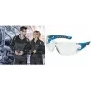 Gafas de protección uvex pheos nxt, montura azul/antracita, lente PC transparente, UV400, EN 166/170 9128265