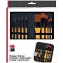 Estuche de pinceles Marabu con 10 pinceles acrílicos, estuche con cremallera, surtido universal, cerdas sintéticas, mangos de madera 1628000000002