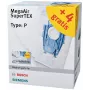 Set de bolsas para aspirador Siemens VZ123FP MegaAir SuperTEX (tipo G/G ALL, 4 bolsas + 1 microfiltro)