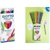 GIOTTO COLORS 3.0 ACQUARELL lápices de acuarela, 12 colores diferentes, hexagonales, mina de 3,0 mm, estuche de cartón (F277100)