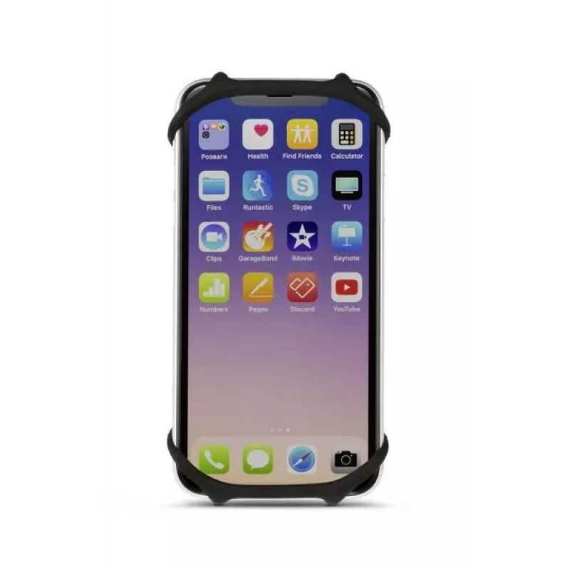 Renkforce RF-4413448 soporte universal para smartphone con ventosa, negro
