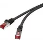 Renkforce RF-4979742 cable de red Cat6 S/FTP, RJ45, 3m, negro