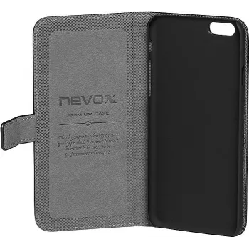 Nevox ORDO funda Flip para Sony Xperia Z5 - piel PU, negra