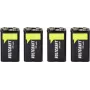 VOLTCRAFT batería de 9 V bloque NiMH 270 mAh 8,4 V Ready to Use, pack de 4 (VC-17275530)