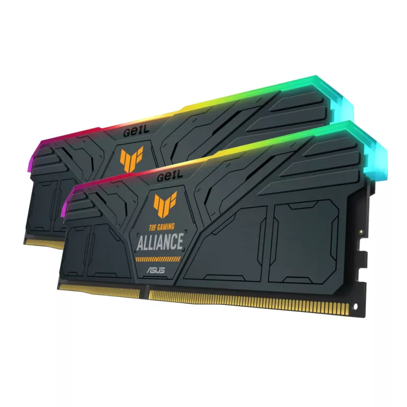 GeIL Gemini TUF RGB 32GB DDR5 6000MHz kit de memoria RAM gaming para PC (2 x 16GB) – gris