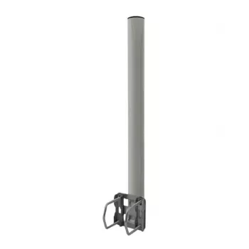 Megasat soporte para barandilla de balcón para antenas parabólicas, acero, mástil de 60 cm, galvanizado en caliente 110152