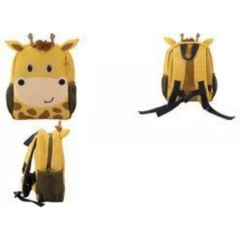 Faber-Castell Eberhard Faber Mini Kids Giraffe mochila de guardería, poliéster, 180 g, amarillo/marrón 577604