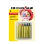 FABER-CASTELL EBERHARD FABER Lápices de maquillaje, cortos, 6 colores, alta intensidad, probados dermatológicamente, 1 set (579106)