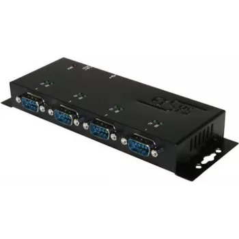 EXSYS EX-1334HMV-2 Adaptador de 4 puertos USB 2.0 a RS-232 serie con carcasa metálica