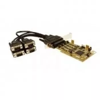 EXSYS EX-42374 Adaptador serie de 4 puertos RS-232/422/485 PCI Express Low Profile