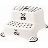keeeper kids Igor Panda taburete de 2 alturas, blanco con estampado de panda, 120 kg de carga, patas antideslizantes 1003110024100