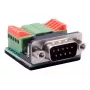 EXSYS EX-49000 cable adaptador serie D-SUB 9 pines macho a borne de tornillo de 10 pines, 30 cm