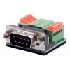EXSYS EX-49000 cable adaptador serie D-SUB 9 pines macho a borne de tornillo de 10 pines, 30 cm