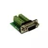 EXSYS EX-49005 cable adaptador D-SUB 9 pines macho a bloque de bornes de tornillo de 10 pines, 0,3 m, RS-232