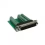 EXSYS EX-49025 adaptador D-SUB 25 pines macho a bloque de bornes de tornillo de 27 pines, verde/plata