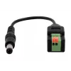 EXSYS EX-49140 cable adaptador conector de alimentación DC 5,5x2,1mm a bloque de bornes de 2 pines, 15 cm, pulsador