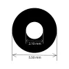 EXSYS EX-49140 cable adaptador conector de alimentación DC 5,5x2,1mm a bloque de bornes de 2 pines, 15 cm, pulsador