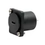 EXSYS EX-49167 Adaptador de montaje D-Typ USB-C conector hembra a conector macho, USB 3.2 Gen 2, 10Gbps