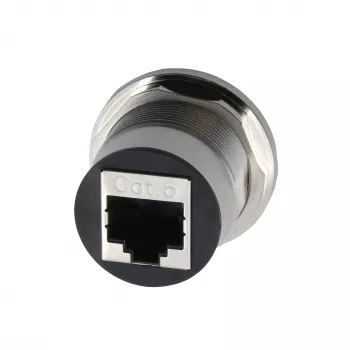 EXSYS EX-49196 adaptador RJ45 de panel metálico, hembra a hembra