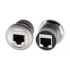 EXSYS EX-49196 adaptador RJ45 de panel metálico, hembra a hembra