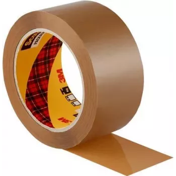 3M HV5066TB Scotch 5066 cinta adhesiva de PVC para interior, 66 m x 19 mm, marrón