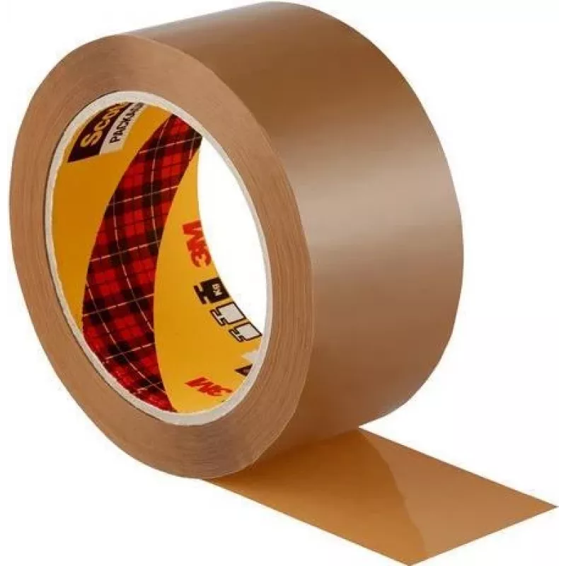 3M HV5066TB Scotch 5066 cinta adhesiva de PVC para interior, 66 m x 19 mm, marrón