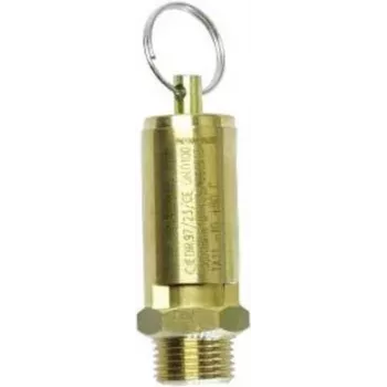 Aerotec válvula de seguridad de aire comprimido 1/2 pulgadas, 10 bar, latón 9049104