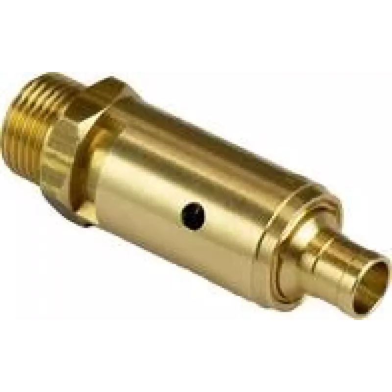 Aerotec válvula de seguridad de aire comprimido 1/2 pulgadas, 10 bar, latón 9049104