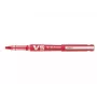 PILOT V5 Hi-Tecpoint Begreen roller de tinta, tinta roja, línea 0,3 mm, recargable, carcasa roja 442797