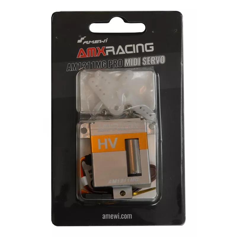 Amewi servo Midi AMXRacing AM1211MG PRO servo digital Midi engranajes metálicos 28456