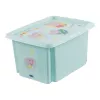 keeeper caja de almacenamiento karolina Peppa Pig, 15 litros caja apilable/encajable con tapa, PP, aguamarina, 1 unidad 1223662433600