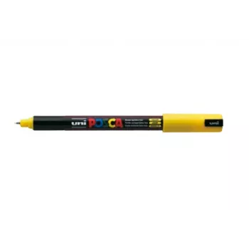 POSCA PC-1MR rotulador de pintura amarillo 0,7 mm punta redonda ultrafina tinta pigmentada base agua resistente al agua inodoro 1 unidad PC1MR J