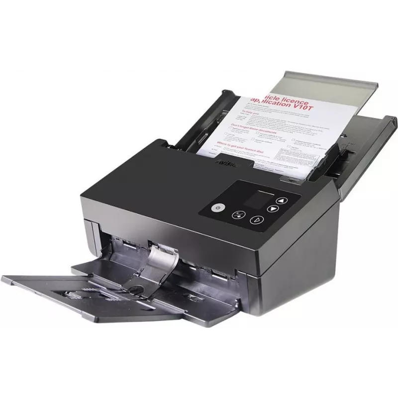 Avision AD370N escáner de documentos dúplex – 70 páginas/min, 600 dpi, ADF 100 hojas, Gigabit-LAN, USB 3.2 Gen 1