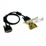 EXSYS EX-1095 tarjeta adaptadora PCI Express x1 2 puertos RS232 serie