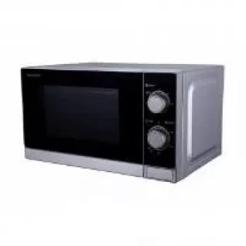 Sharp R200INW microondas solo 20L 800W negro/plata