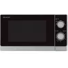 Sharp R200INW microondas solo 20L 800W negro/plata