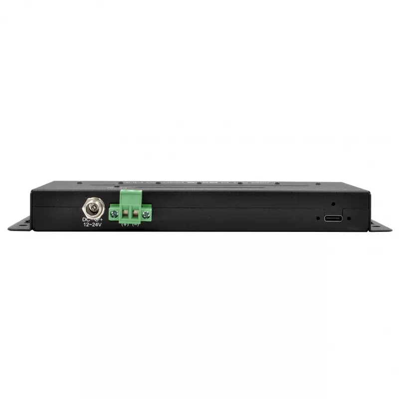 EXSYS EX-1247HMVS hub industrial USB 3.2 Gen 2 de 7 puertos con montaje en carril DIN