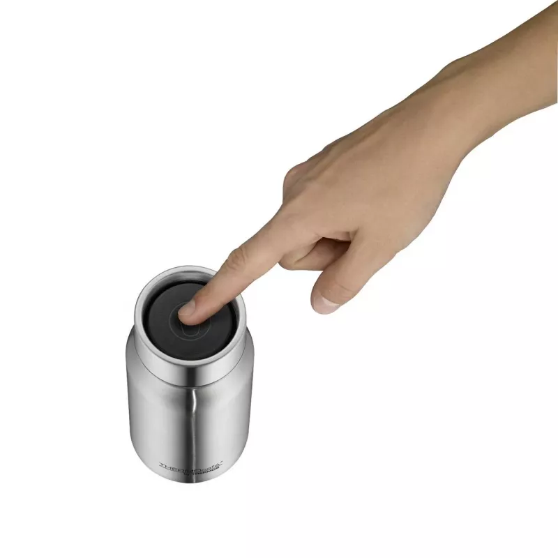THERMOS TC vaso isotérmico de viaje, 0,35 L, acero inoxidable rosa mate, a prueba de fugas, doble pared 4097.371.035
