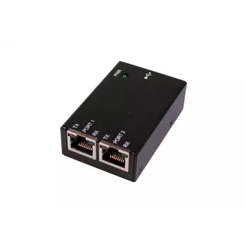 EXSYS EX-1332HMV-RJ adaptador USB 2.0 a doble RS-232 serie con conectores RJ-45, carcasa metálica