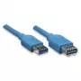 EXSYS EX-K1630-1 cable USB 3.2 Gen 1, USB-A a USB-B, 1m, azul