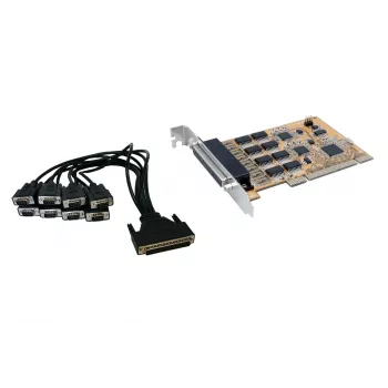 EXSYS EX-41088 tarjeta PCI serie RS-232 de 8 puertos con chipset FTDI