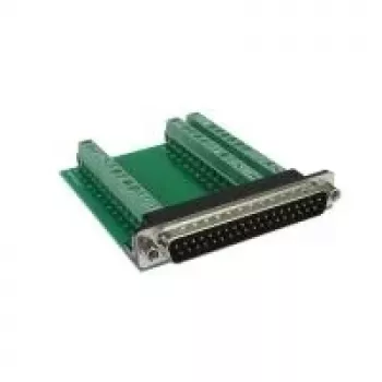 EXSYS EX-49035 Adaptador D-SUB 37 pines conector macho a bloque de terminales de 39 pines, verde/plata