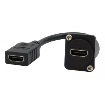 EXSYS EX-49163 adaptador de cable HDMI tipo D, hembra a hembra, 20 cm