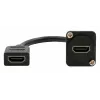 EXSYS EX-49163 adaptador de cable HDMI tipo D, hembra a hembra, 20 cm